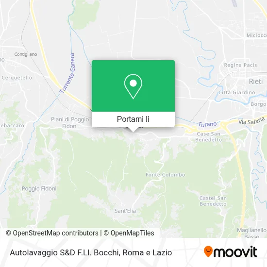 Mappa Autolavaggio S&D F.Ll. Bocchi