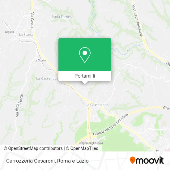 Mappa Carrozzeria Cesaroni