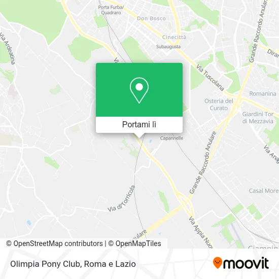 Mappa Olimpia Pony Club
