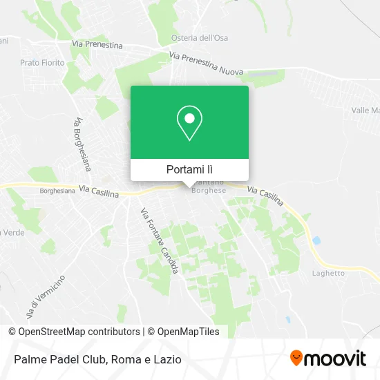 Mappa Palme Padel Club