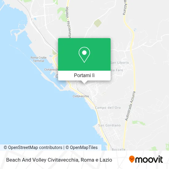 Mappa Beach And Volley Civitavecchia