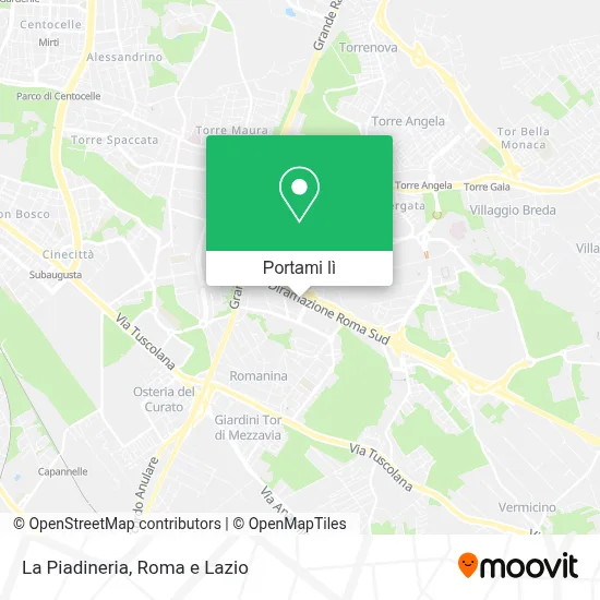 Mappa La Piadineria