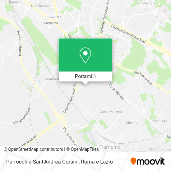 Mappa Parrocchia Sant'Andrea Corsini