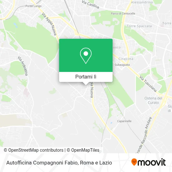 Mappa Autofficina Compagnoni Fabio