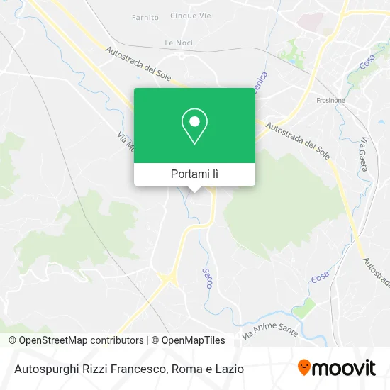 Mappa Autospurghi Rizzi Francesco