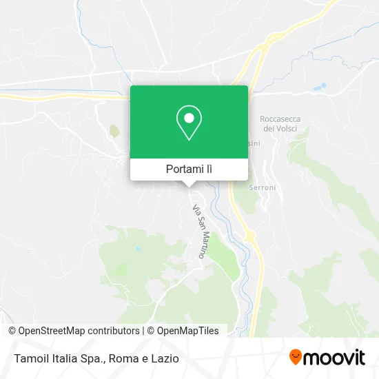 Mappa Tamoil Italia Spa.