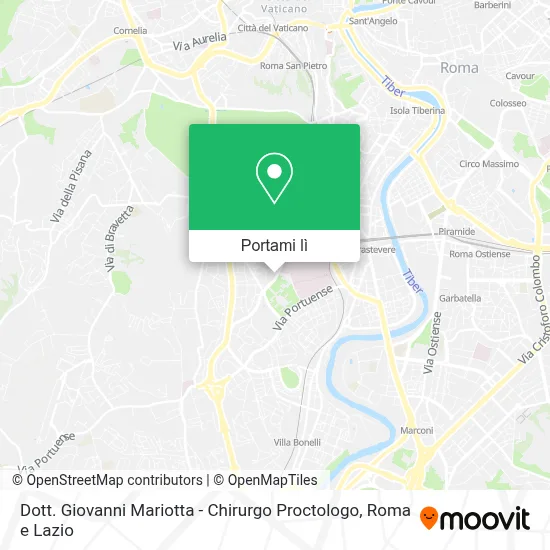 Mappa Dott. Giovanni Mariotta - Chirurgo Proctologo