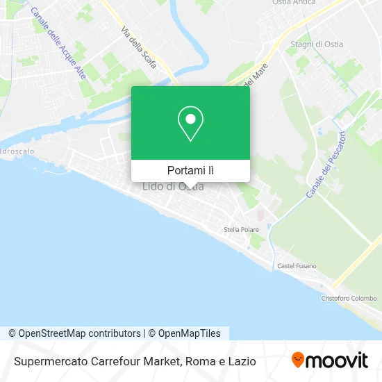 Mappa Supermercato Carrefour Market