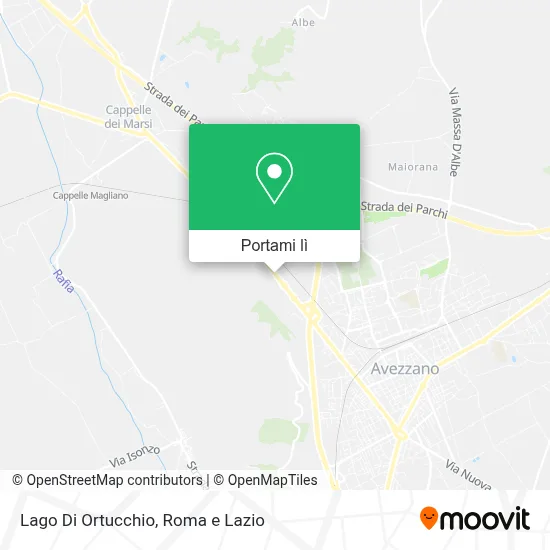 Mappa Lago Di Ortucchio