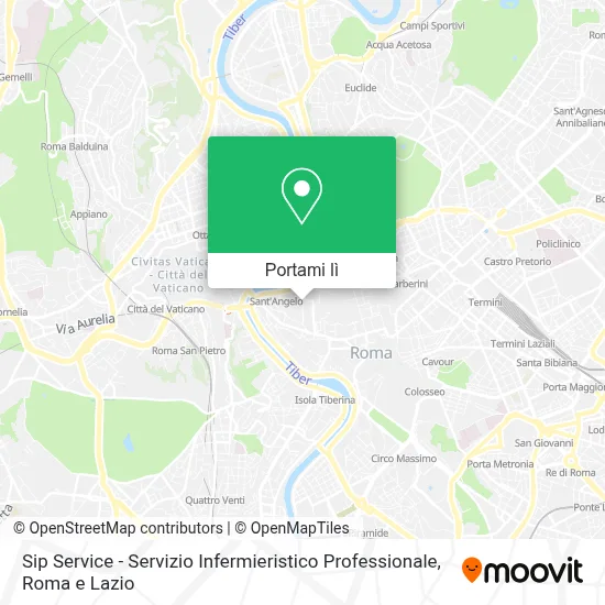 Mappa Sip Service - Servizio Infermieristico Professionale