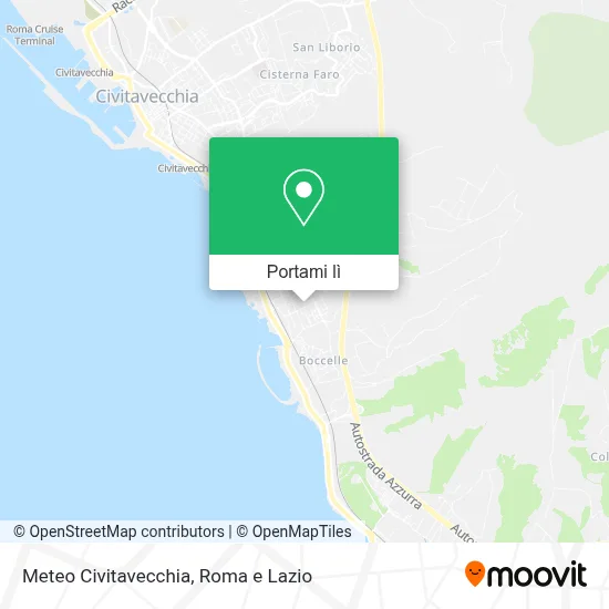 Mappa Meteo Civitavecchia