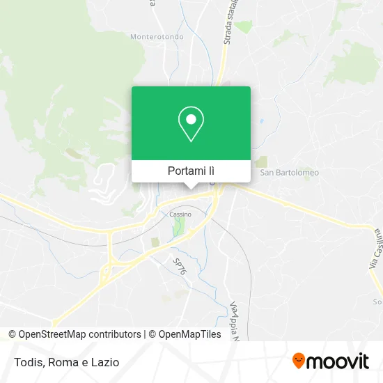 Mappa Todis
