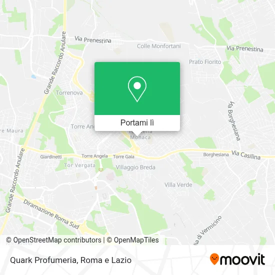 Mappa Quark Profumeria