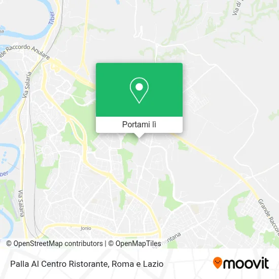 Mappa Palla Al Centro Ristorante
