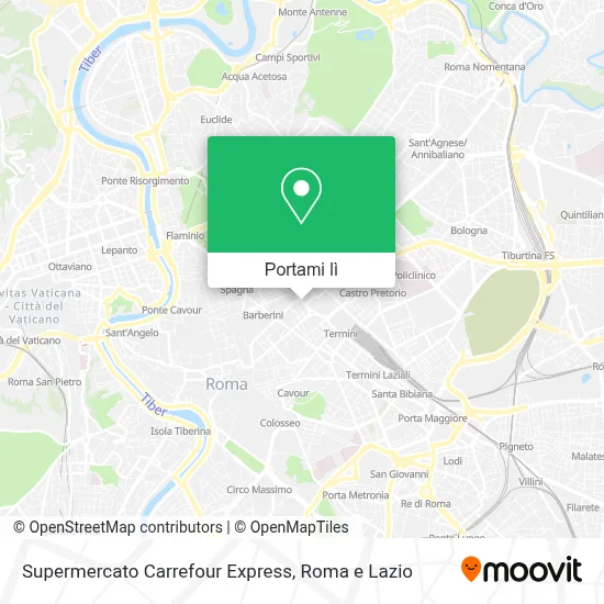 Mappa Supermercato Carrefour Express