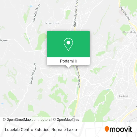 Mappa Lucelab Centro Estetico
