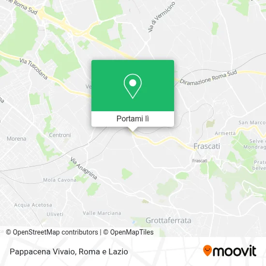 Mappa Pappacena Vivaio