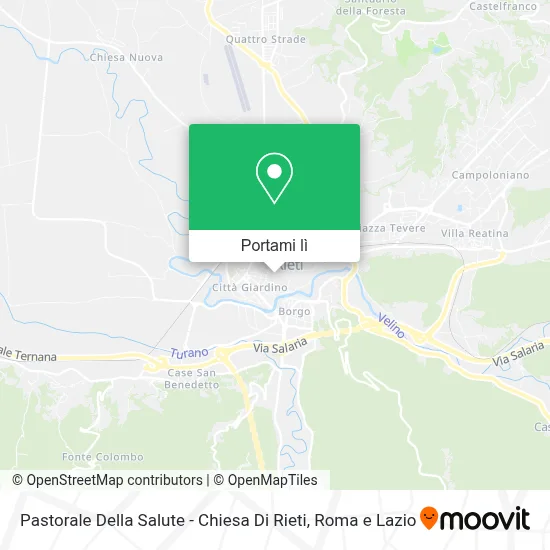 Mappa Pastorale Della Salute - Chiesa Di Rieti