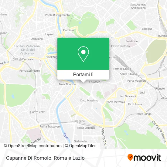 Mappa Capanne Di Romolo