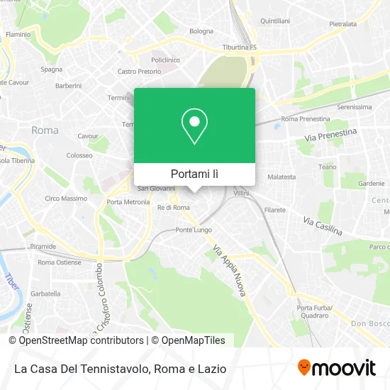 Mappa La Casa Del Tennistavolo