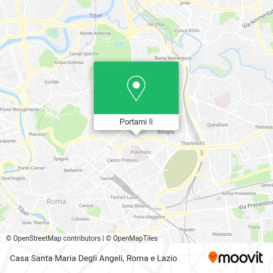 Mappa Casa Santa Maria Degli Angeli
