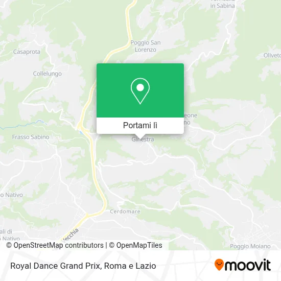 Mappa Royal Dance Grand Prix