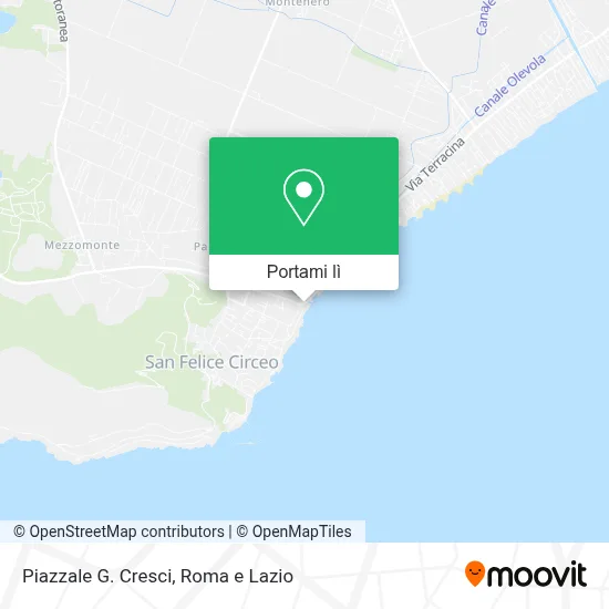 Mappa Piazzale G. Cresci