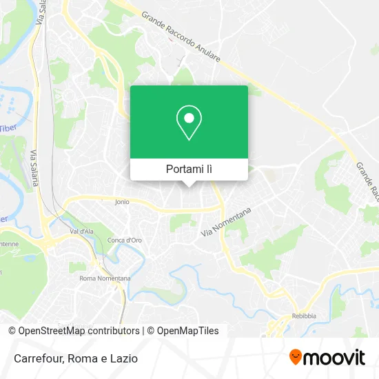 Mappa Carrefour