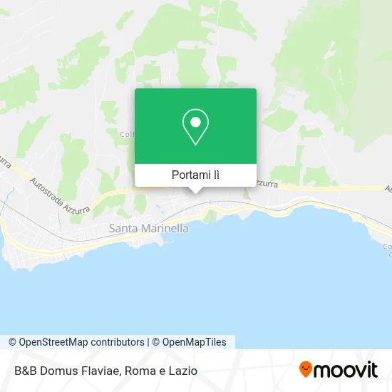 Mappa B&B Domus Flaviae