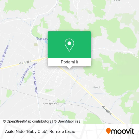 Mappa Asilo Nido "Baby Club"