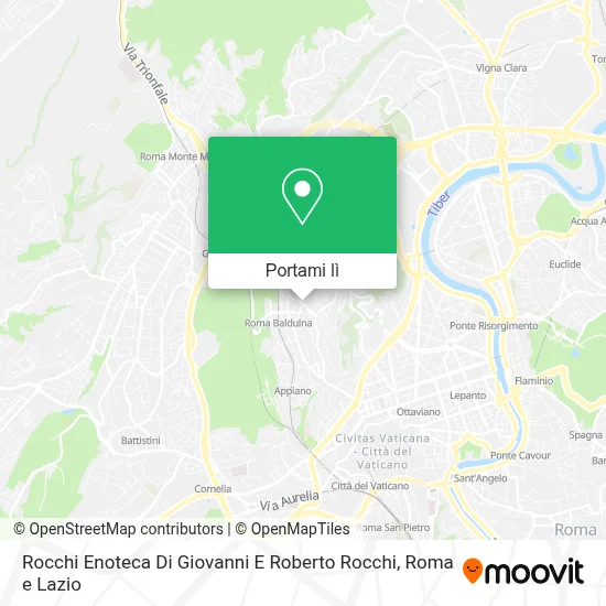 Mappa Rocchi Enoteca Di Giovanni E Roberto Rocchi