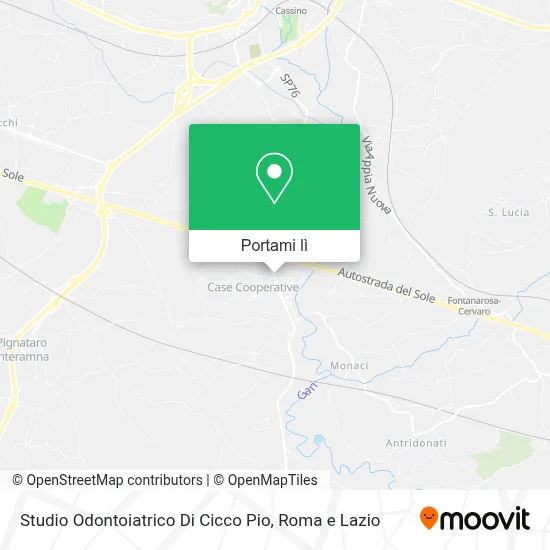 Mappa Studio Odontoiatrico Di Cicco Pio