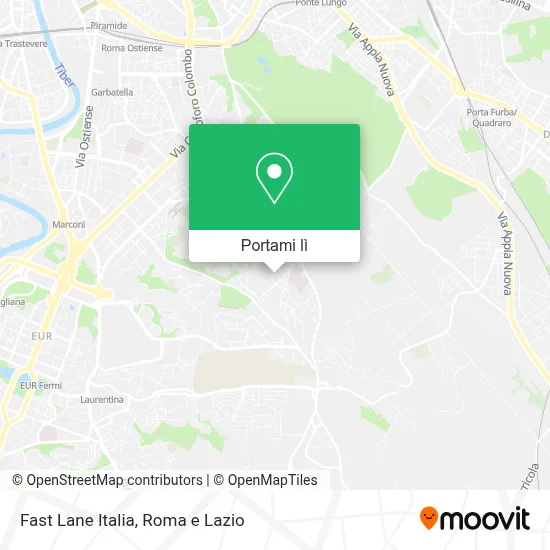 Mappa Fast Lane Italia