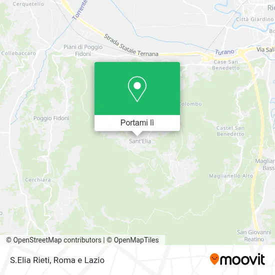 Mappa S.Elia Rieti