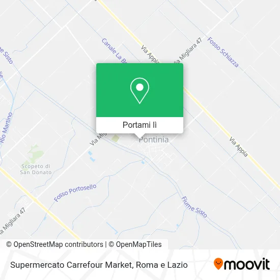 Mappa Supermercato Carrefour Market