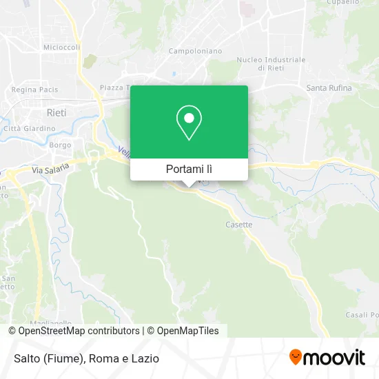 Mappa Salto (Fiume)