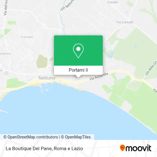 Mappa La Boutique Del Pane