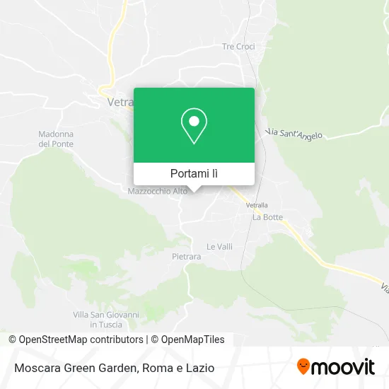 Mappa Moscara Green Garden
