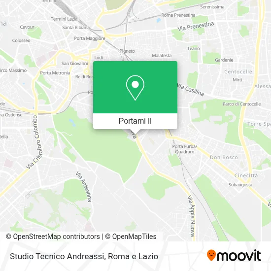 Mappa Studio Tecnico Andreassi