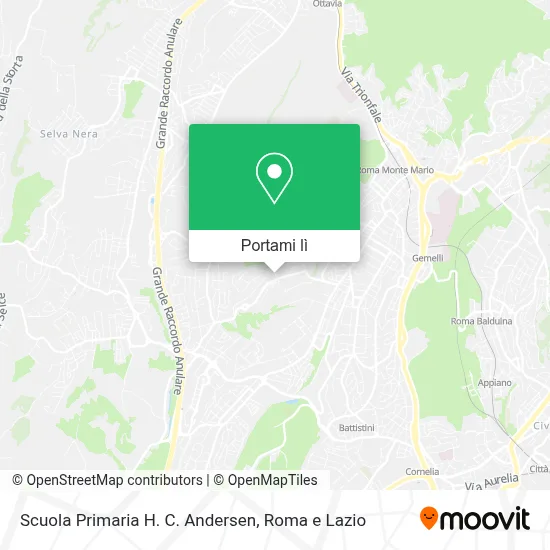 Mappa Scuola Primaria H. C. Andersen