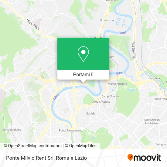 Mappa Ponte Milvio Rent Srl