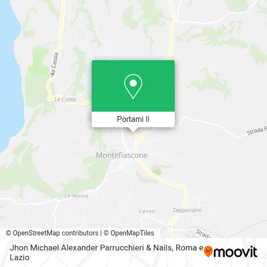 Mappa Jhon Michael Alexander Parrucchieri & Nails