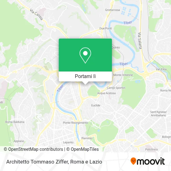 Mappa Architetto Tommaso Ziffer