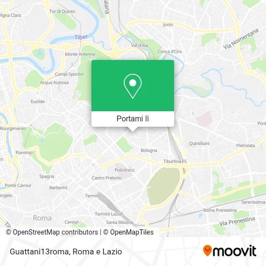 Mappa Guattani13roma