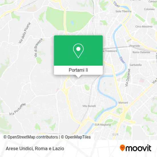 Mappa Arese Undici