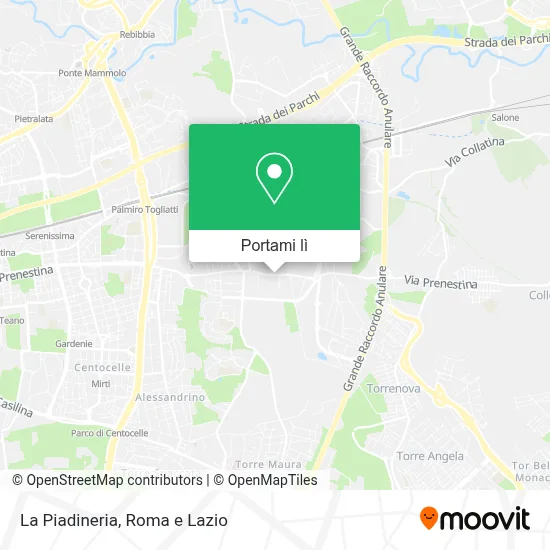 Mappa La Piadineria