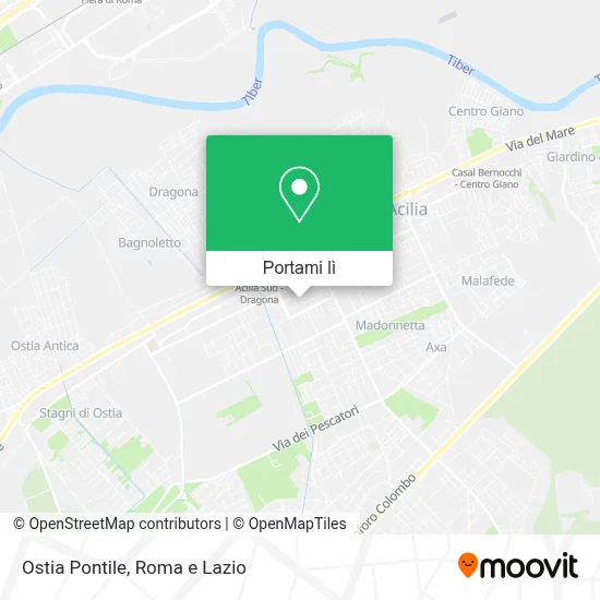 Mappa Ostia Pontile