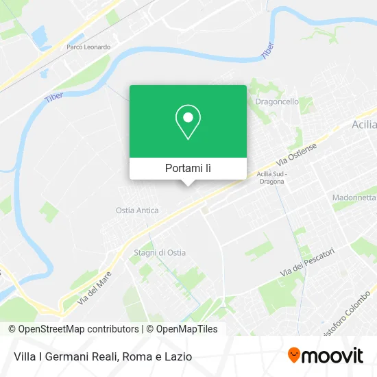 Mappa Villa I Germani Reali