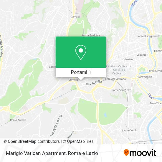 Mappa Marigio Vatican Apartment