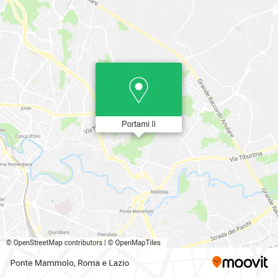 Mappa Ponte Mammolo